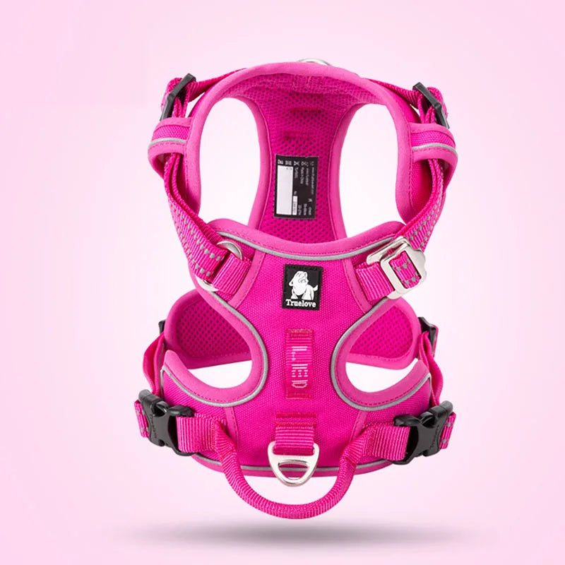Truelove Dog Harness No Pull Vest Soft Adjustable Safety Harness For Dog Small Large Running Training French Bulldog Front Nylon