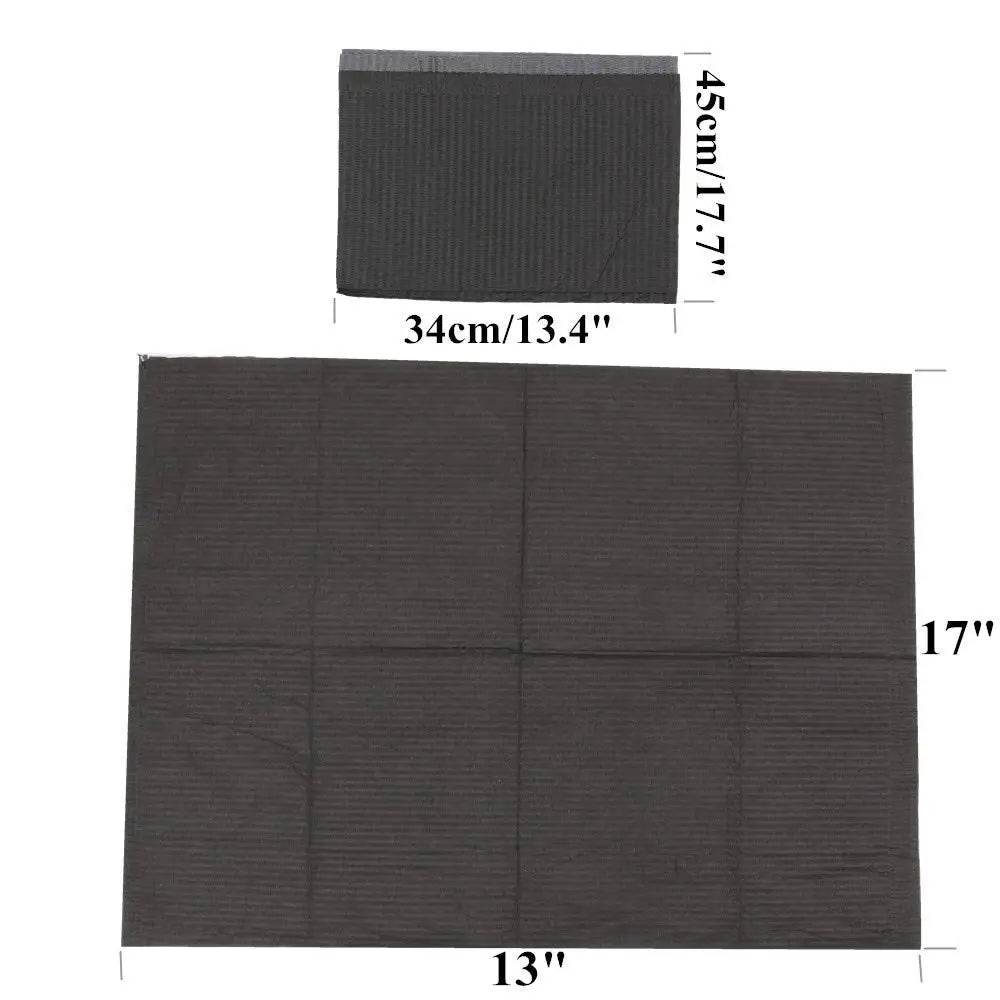 250/125/50/5pcs Black Tattoo Bibs Cleaning Wipes Pad Disposable Dental Tattoo Waterproof Sheets Paper Tattoo Accessories