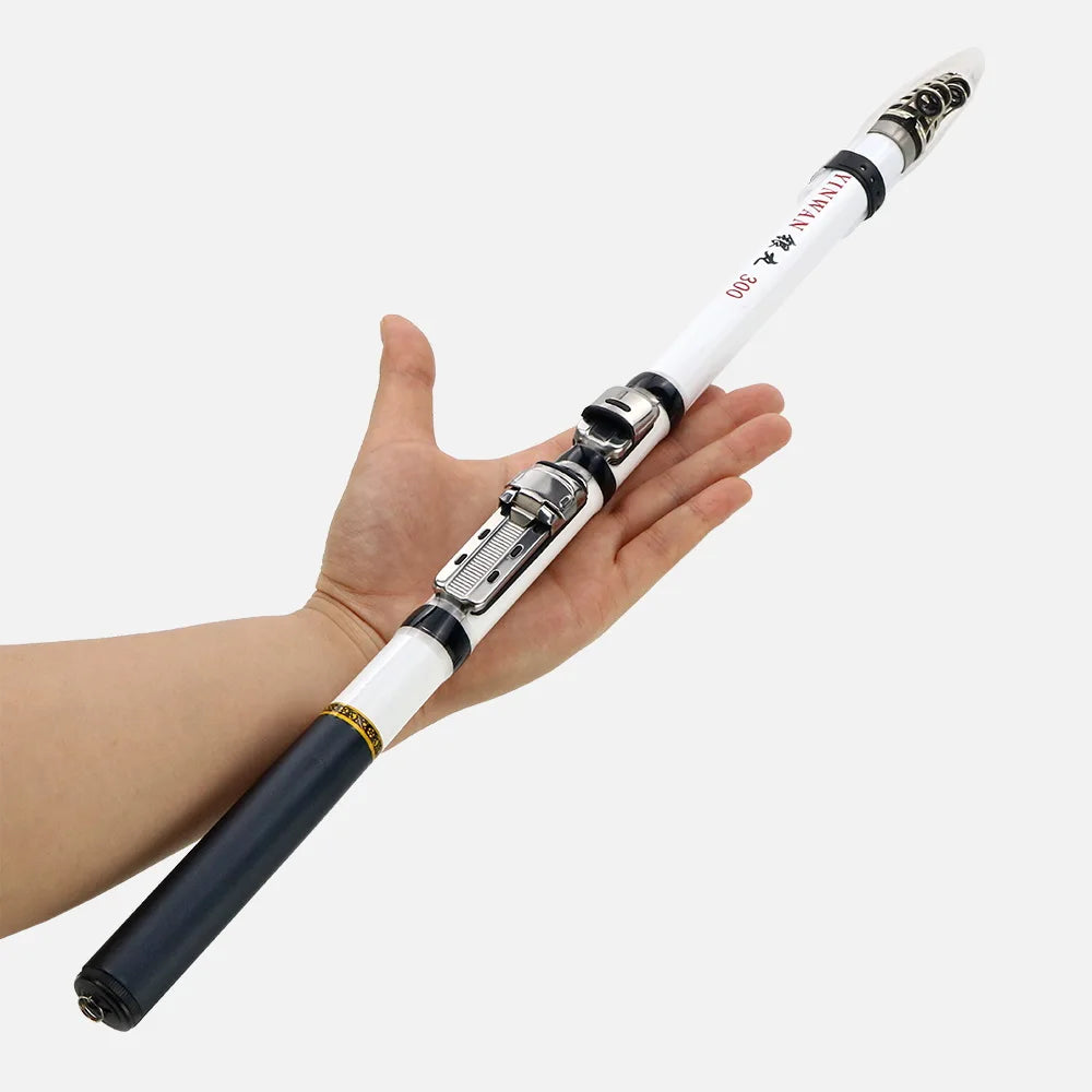 JOSBY Telescopic Rock Fishing Spinning Rod 3.0M/2.7M/2.4M/2.1M /1.8M/1.5M Portable Travel UltraLight Mini Pole Pesca