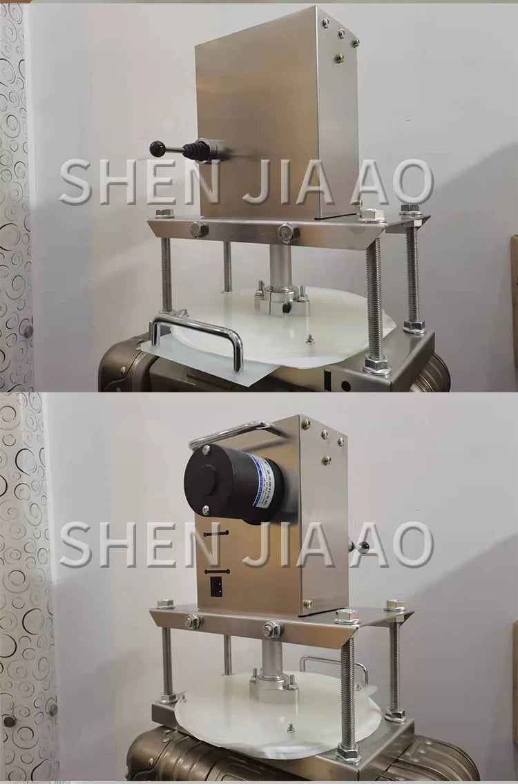 Noodle Pressing Machine 400pcs/H Electric Commercial Hand-grabbing Cake Pressing Machine Dough Flattening Machine Pressing Dough