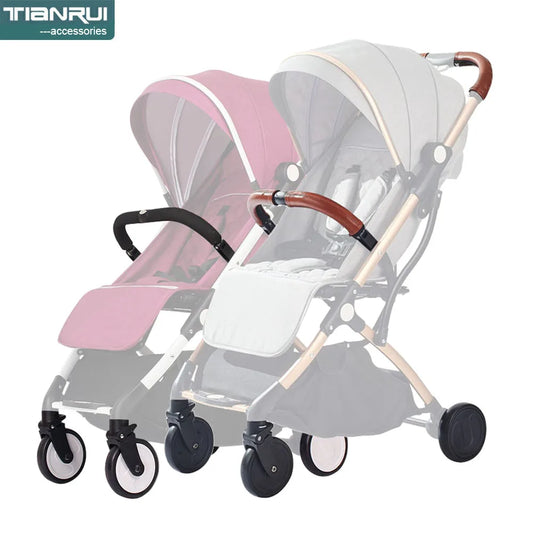 Tianrui TR18 Baby Stroller Accessories Front And Back Wheels Safety Bar Armrest Handle Leather Cover Armrest Original Product