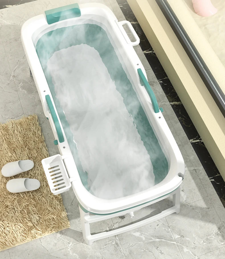 Extra Large Bath Tub Folding Portable Foldable Bathtub Sauna Inflatable Bath Tub for Adults