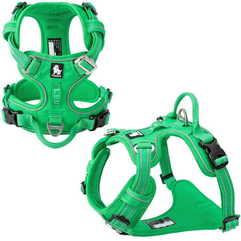 Truelove Dog Harness No Pull Vest Soft Adjustable Safety Harness For Dog Small Large Running Training French Bulldog Front Nylon