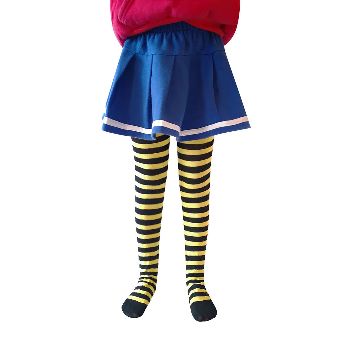 Halloween girl striped pantyhose holiday party costume props pantyhose