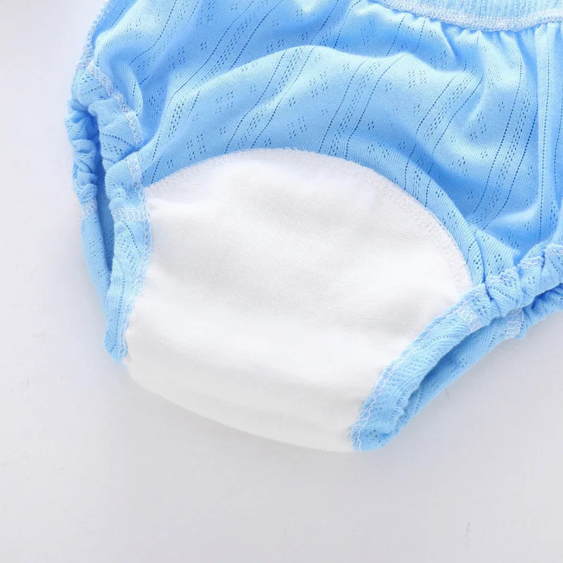 2/3/4/5/8Pc Baby Potty Toilet Training Pants Nappies Cartoon Boys Girls Underwear Cotton TPU WaterProof Panties Reusable Diapers