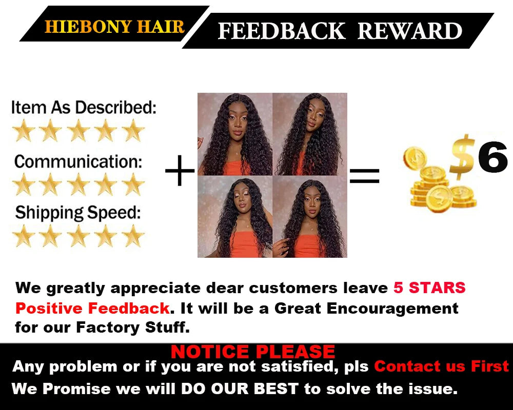 HiEbony Hair 13x6 HD Lace Front Wigs Deep Wave 250% Density Burmese Curly HD Lace Front Wigs Invisible Melt Skin HD Lace Wigs
