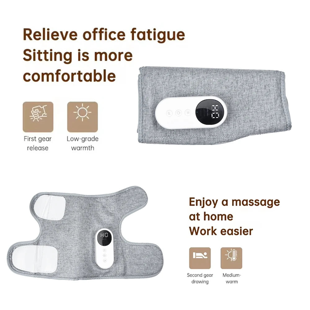 Leg Massager Calf Air Compression Massager With Heat Cordless Leg Massager for Circulation and Pain Relief 3 Intensities