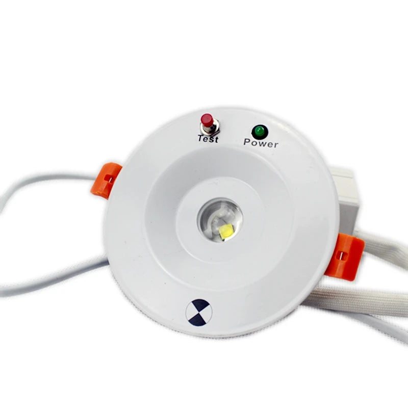 Higher Quality Emergency Light Downlight Lighting Recessed Ceiling Led Spot Ac90-280v 50/60hz 3hrs Aluminum Alloy Emergency Lamp