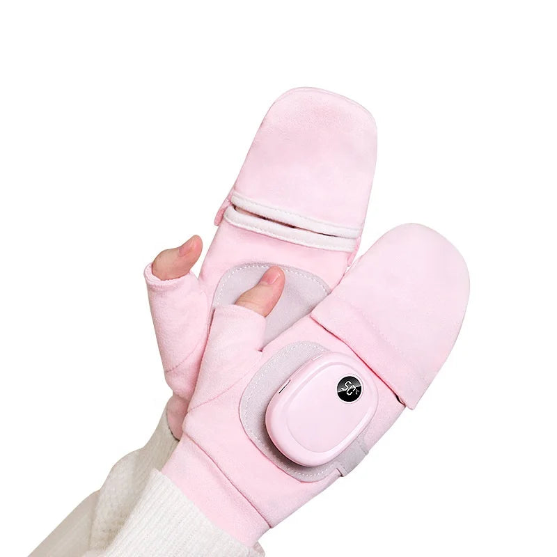 Graphene Heated Gloves Portable Winter Wearable Hand Warmer Handheld