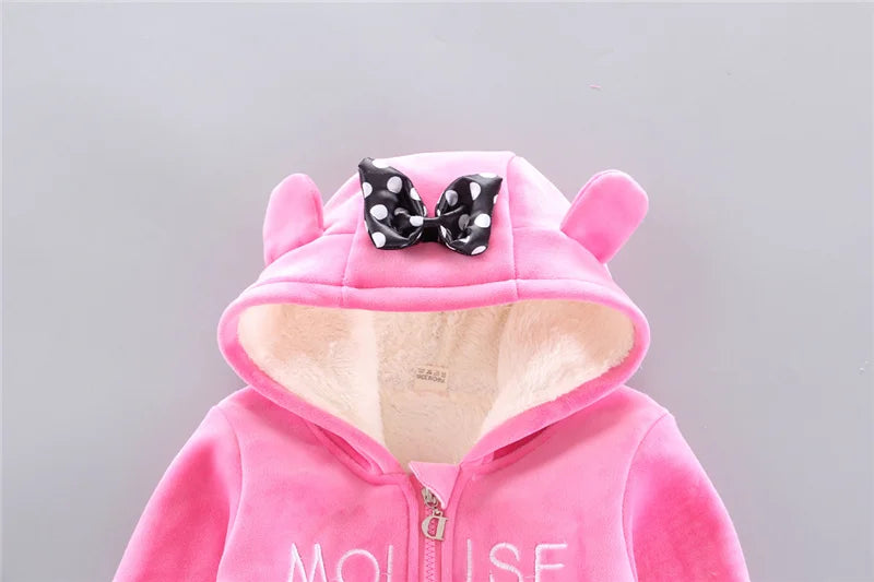 Toddler Girls Clothes Suit 2023 Autumn Winter Kids Costume Hoodie Top+Pant 2pcs Outfit Children Clothing For Boys Sets 1-4 Years