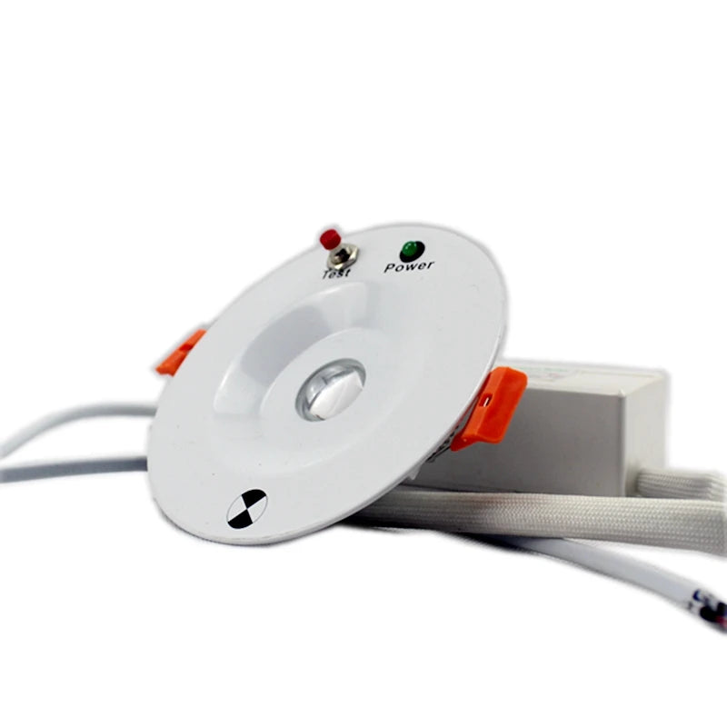 Higher Quality Emergency Light Downlight Lighting Recessed Ceiling Led Spot Ac90-280v 50/60hz 3hrs Aluminum Alloy Emergency Lamp
