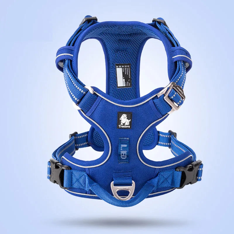 Truelove Dog Harness No Pull Vest Soft Adjustable Safety Harness For Dog Small Large Running Training French Bulldog Front Nylon