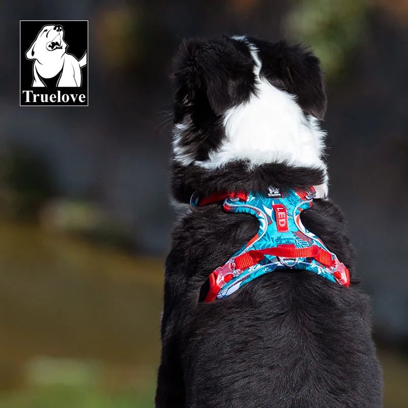 Truelove Dog Harness No Pull Vest Soft Adjustable Safety Harness For Dog Small Large Running Training French Bulldog Front Nylon