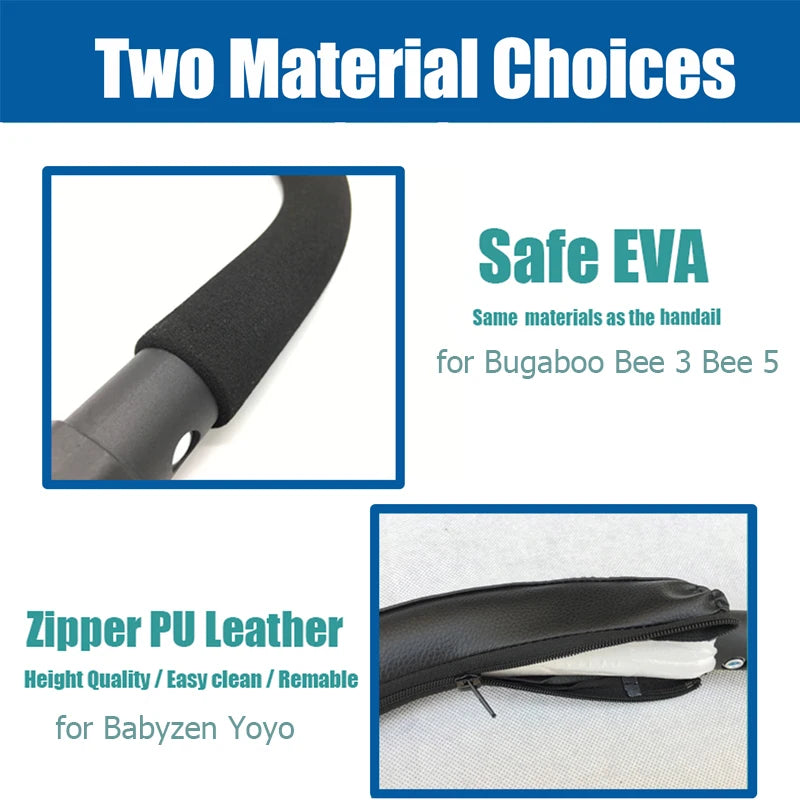 Baby stroller accessories Extend Handle Hailrail For babyzen YoYo 2 and Bugaboo Bee 6 Bee 5