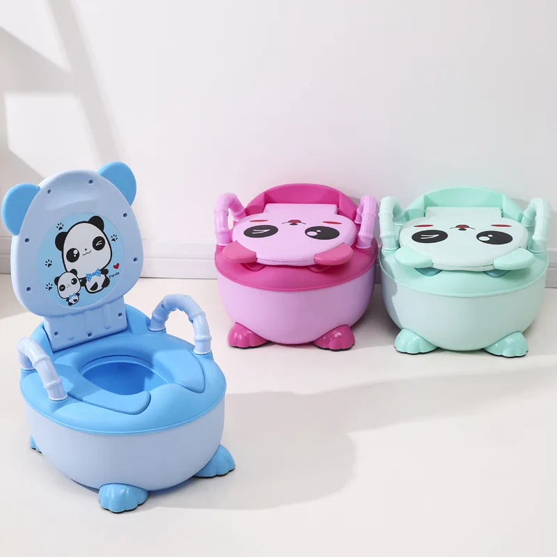 1-6 Years Old Children's Pot Cute Baby Toilet Seat Easy to Clean Baby Potty Portable Stool Boys And Girls Safe Trainer Seat WC