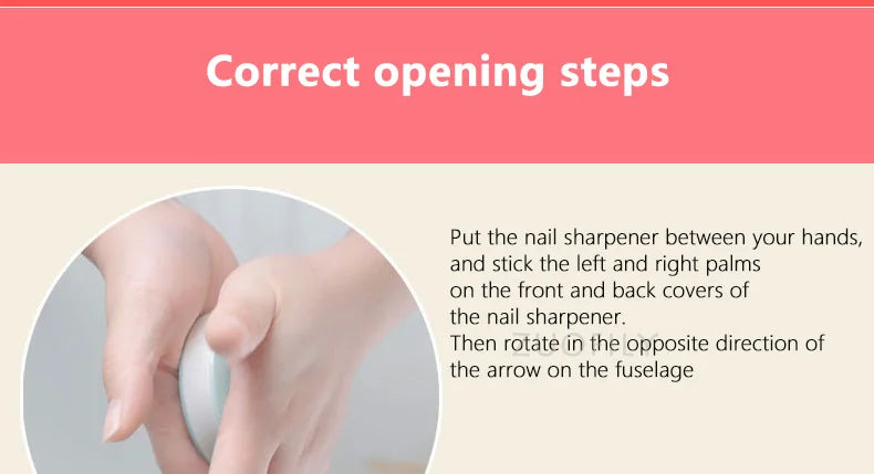 6Pcs Electric Baby Nail Trimmer Kid Nail Polisher Tool Infant Manicure Scissors Newborn Hygiene Kit Nail Clipper Cutter with Bag