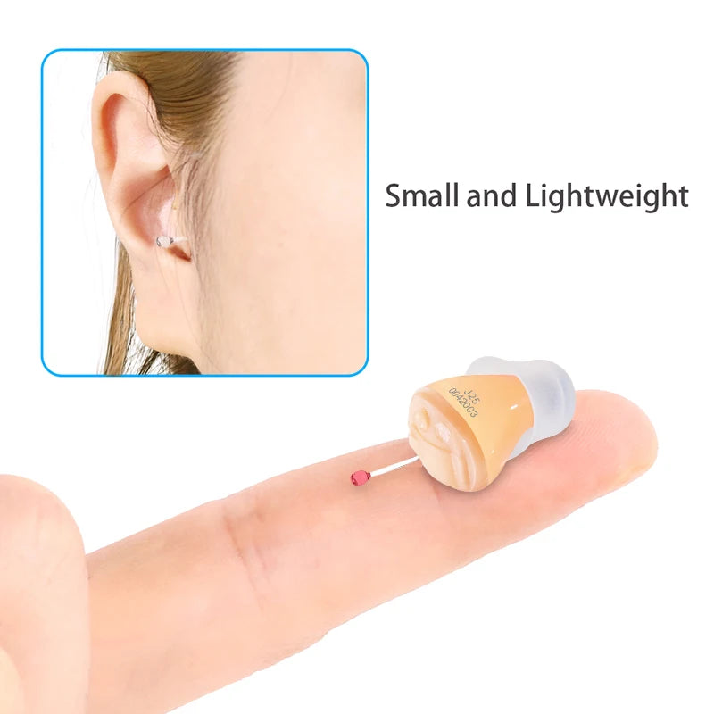 Hearing Aid Audifonos Ear Sound Amplifier J25 Super MINI Hearing Aids for Elderly/Deaf Hearing Amplifier