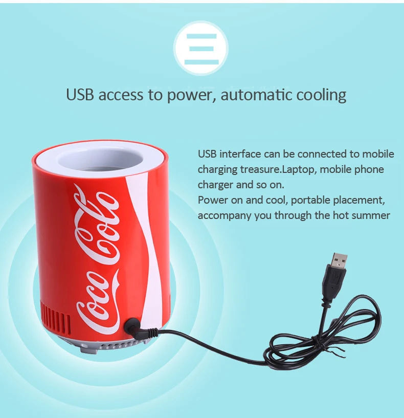 Portable Mini Fridge Hot And Cold cooler Gadget Beverage tanks Cooler Warmer Refrigerator small Movable fridge Cooler Fridge