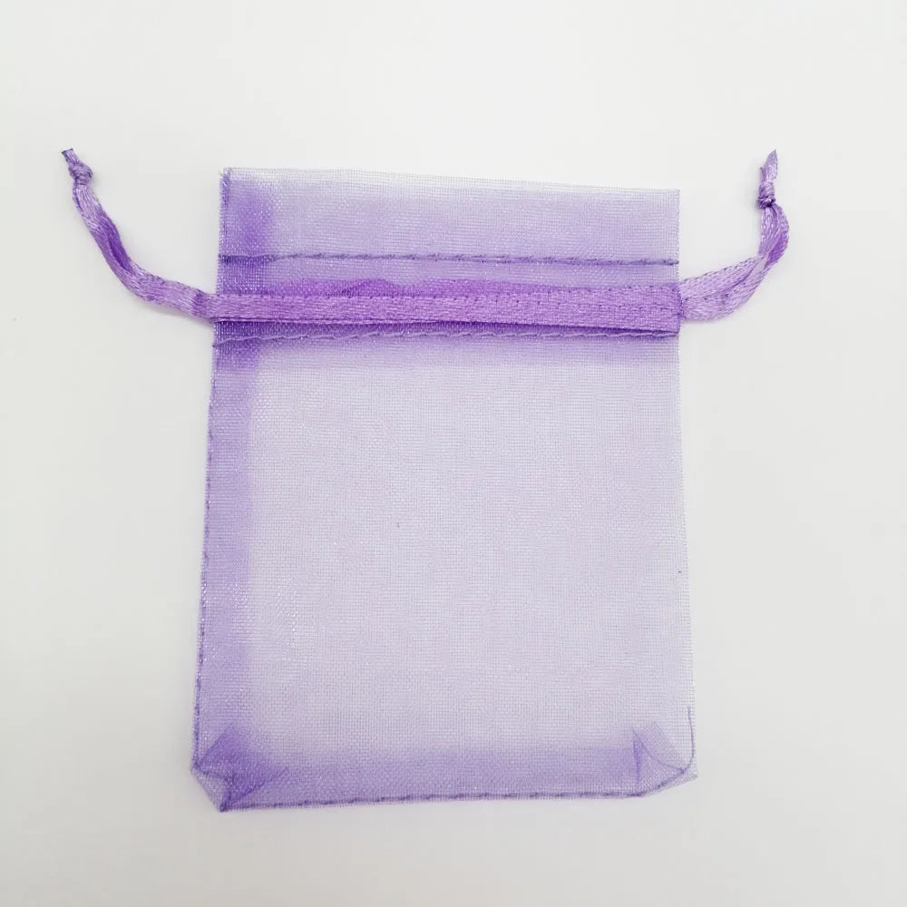 1000pcs 5x7 7x9 9x12 10x15 Small Organza Gift Bag For Jewelry Packaging Display Christmas Wedding Jewelry Storage Drawstring Bag