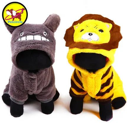 Free shiping warm xxs dog clothes winter pajama small dog costume cotton pet Hoodie Coat lovely cat jacket winter PT014