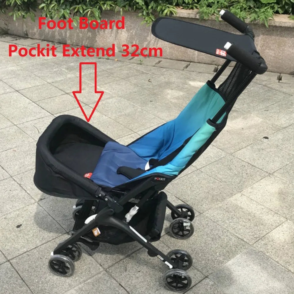 Baby stroller Accessories extend footboard extension footmuff For gb pockit stroller  foot rest For goodbaby POCKIT A 2S 3S
