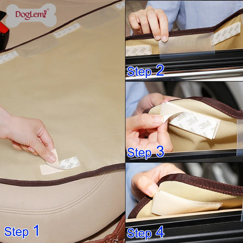 2Pcs/Pack Pet Dog Car Door Cover Protector Mat Waterproof 600D Oxford Cloth Protection Mats Non-slip Scratch Guard for Pets Dog