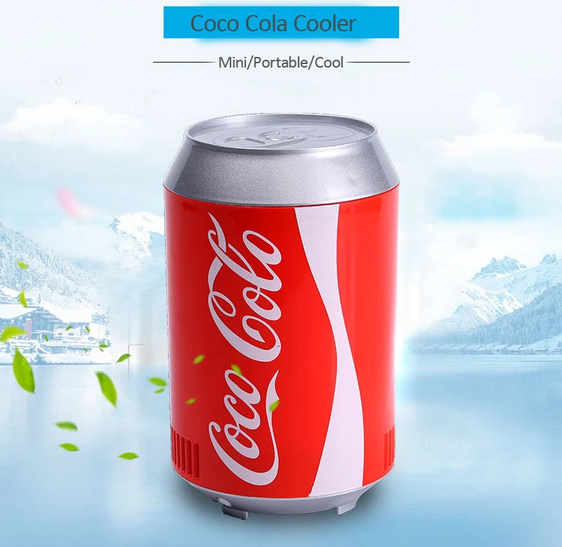 Portable Mini Fridge Hot And Cold cooler Gadget Beverage tanks Cooler Warmer Refrigerator small Movable fridge Cooler Fridge