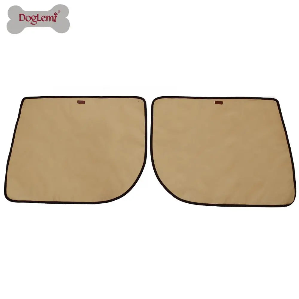 2Pcs/Pack Pet Dog Car Door Cover Protector Mat Waterproof 600D Oxford Cloth Protection Mats Non-slip Scratch Guard for Pets Dog