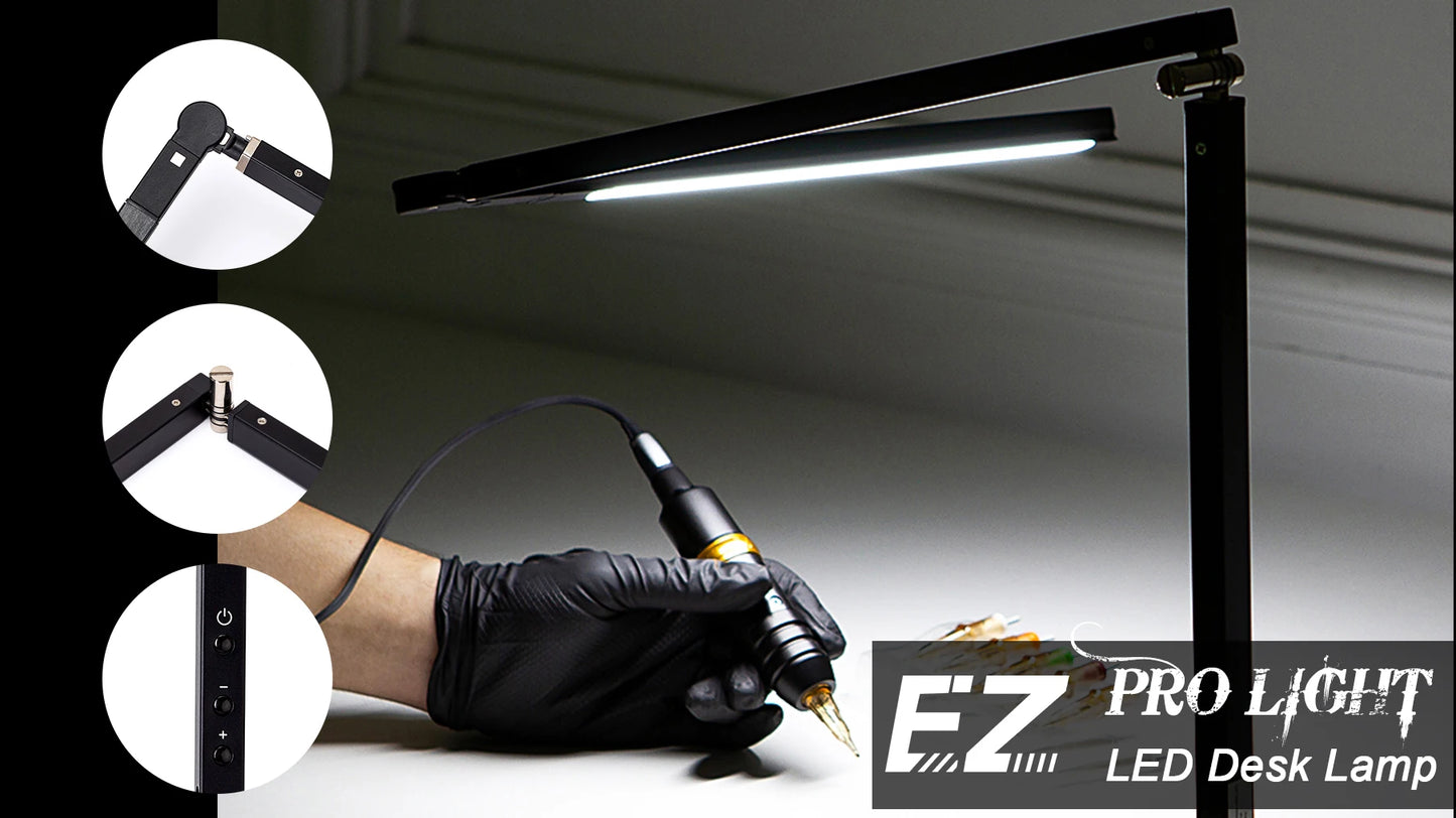 EZ PRO LIGHT LED Desk Lamp Adjustable Flexible Tattoo Lamps for Tattoo and Permanent Makeup Tools
