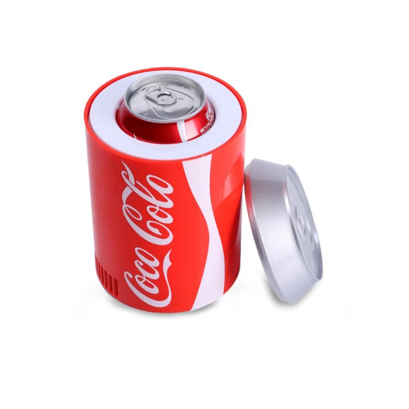 Portable Mini Fridge Hot And Cold cooler Gadget Beverage tanks Cooler Warmer Refrigerator small Movable fridge Cooler Fridge