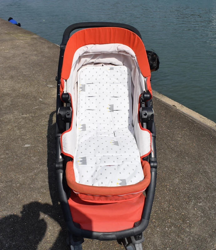 Waterproof baby stroller cushion mats car seat accessories head support belt shoulder-sided protective cover Neck Protection pad