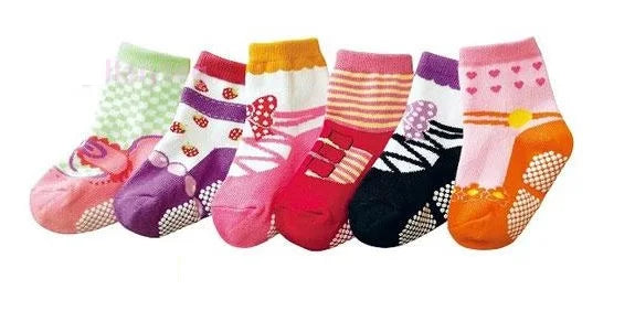 6Pairs Children Socks Baby Boys Shoes non-slip Floor Shoe Bebe Slippers casual cotton Child pantufa Short Socks