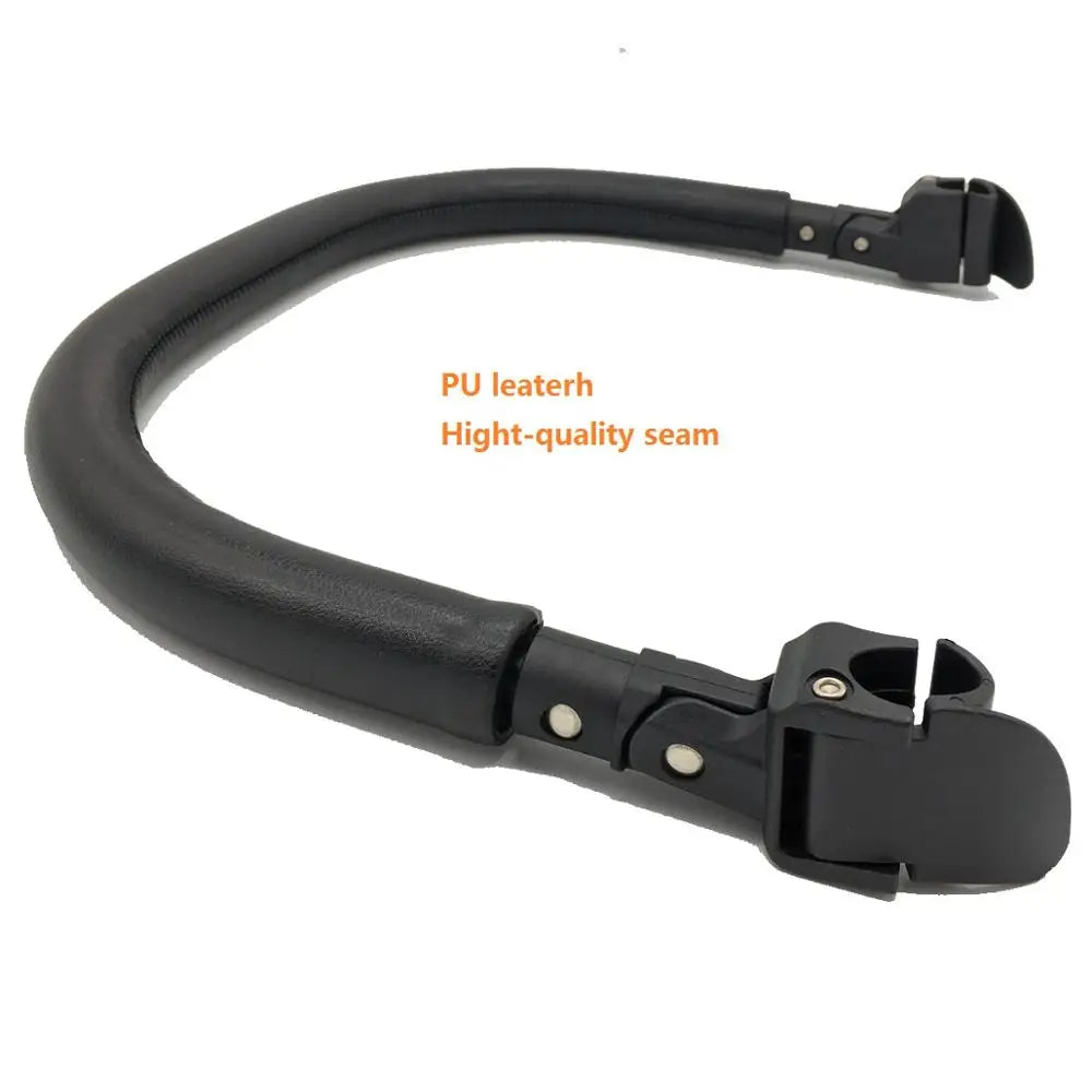 MomTan® Baby Stroller Accessories Armrest PU Leather Bumper Bar Handrail Extend Footboard Compatible with Babyzen YOYO 2 YOYO 3