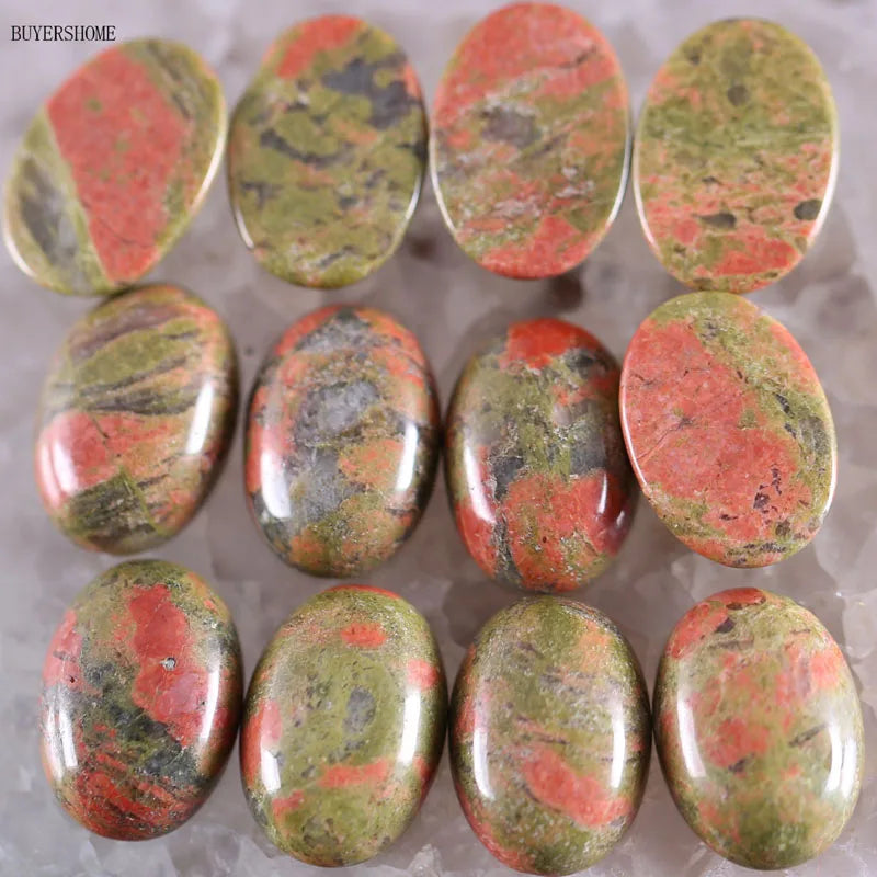 18x13MM Oval Natural Lapis Zoisite Crystal CAB Cabochon For Making Neckalce Pendant Earrings 10Pcs