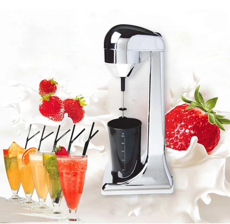 220V Electric Milk Frother Portable Food Blender Coffee Blender Mixing Blender Multifunctional Food Maker Milkshake EU Plug