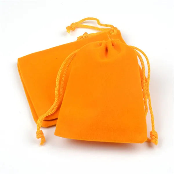 100Pcs 7x9cm 9x12cm Jewelry Packaging Display Drawstring Packing Gift Bags & Pouches Coloful Velvet Pouches