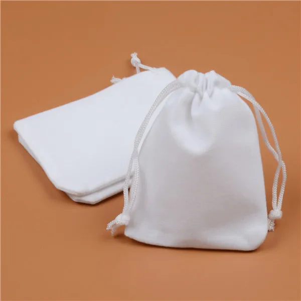 100Pcs 7x9cm 9x12cm Jewelry Packaging Display Drawstring Packing Gift Bags & Pouches Coloful Velvet Pouches