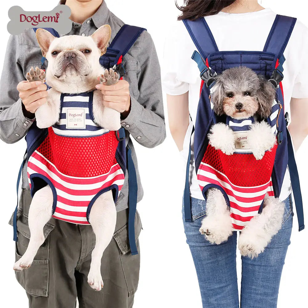 Pet dog cat carrier backpack travel carrier front chest large portable bags for pet outdoor transportin mochila para perro