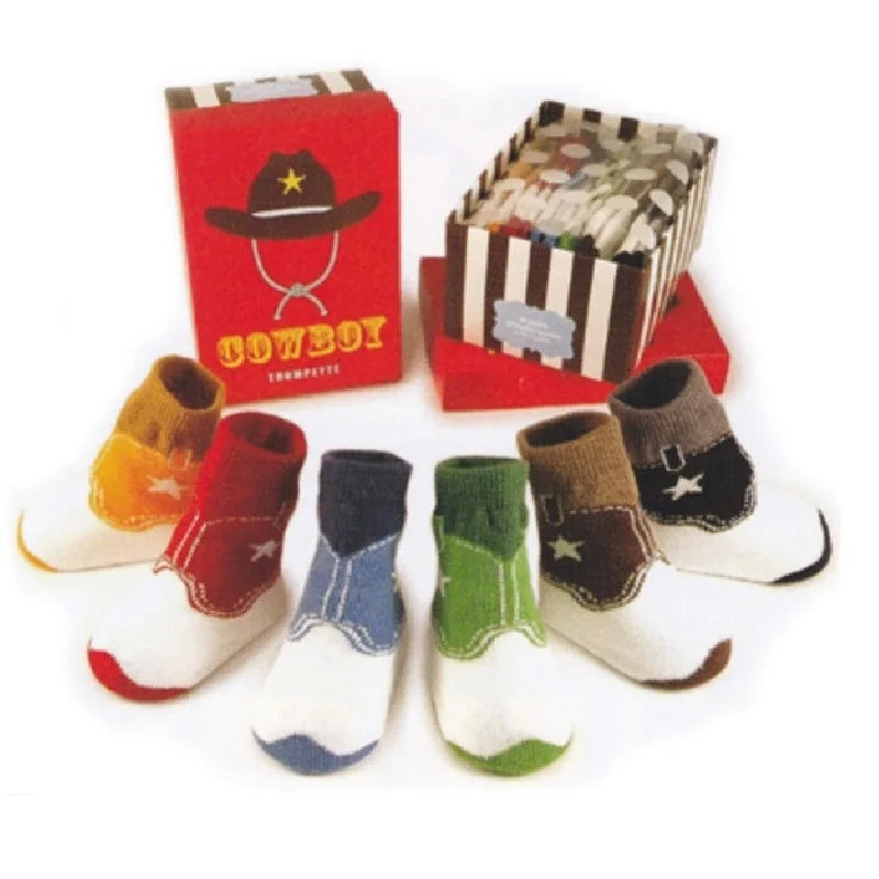 6Pairs Children Socks Baby Boys Shoes non-slip Floor Shoe Bebe Slippers casual cotton Child pantufa Short Socks