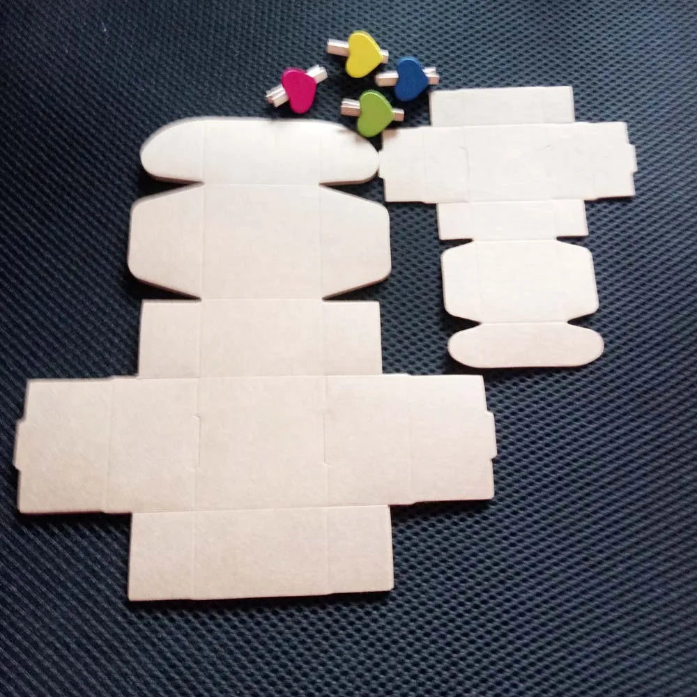 100pcs Brown Kraft Paper Box Gift Packing Box Gift Boxes For Jewelry/Wedding/Necklace Jewelry Packaging Display Storage Boxes