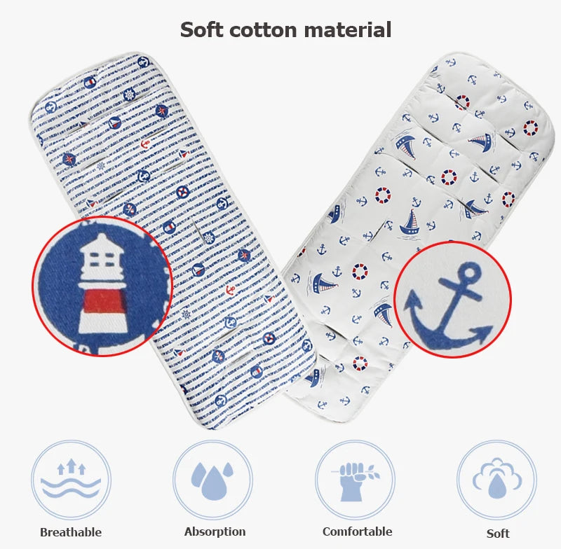 Waterproof baby stroller cushion mats car seat accessories head support belt shoulder-sided protective cover Neck Protection pad