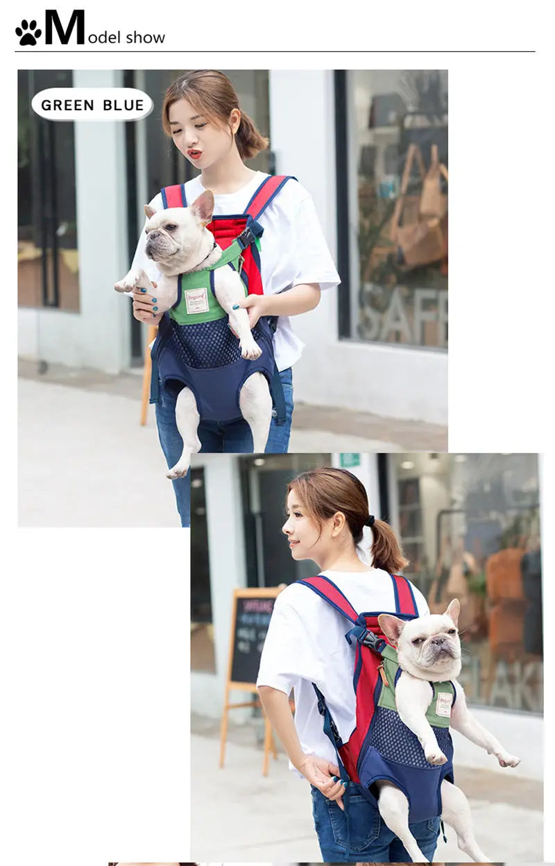 Pet dog cat carrier backpack travel carrier front chest large portable bags for pet outdoor transportin mochila para perro