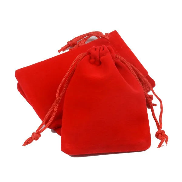 100Pcs 7x9cm 9x12cm Jewelry Packaging Display Drawstring Packing Gift Bags & Pouches Coloful Velvet Pouches