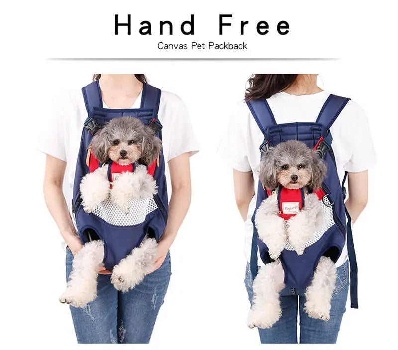 Pet dog cat carrier backpack travel carrier front chest large portable bags for pet outdoor transportin mochila para perro