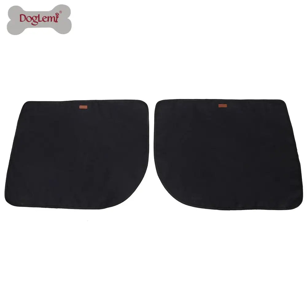 2Pcs/Pack Pet Dog Car Door Cover Protector Mat Waterproof 600D Oxford Cloth Protection Mats Non-slip Scratch Guard for Pets Dog