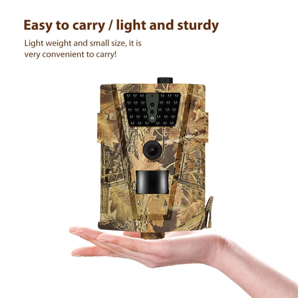 12MP Waterproof Hunting Trail Camera 850NM Night Vision HT001B Wild Surveillance Photo Traps for Wildlife Tracking
