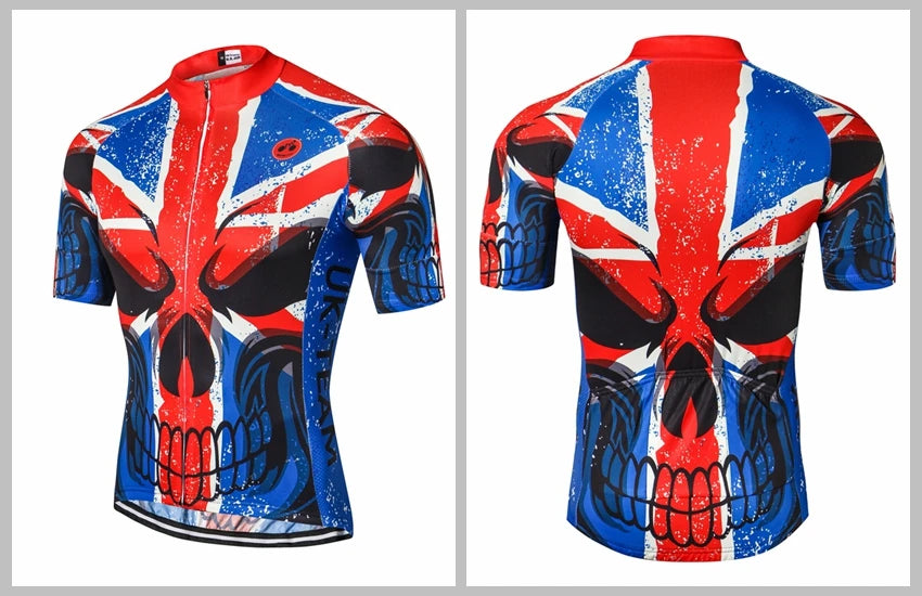 cycling jersey Men's Bike jerseys Short sleeve Pro Team Road Mountain MTB Maillot Ciclismo Racing Top T-shirts Shirt Blue USA UK