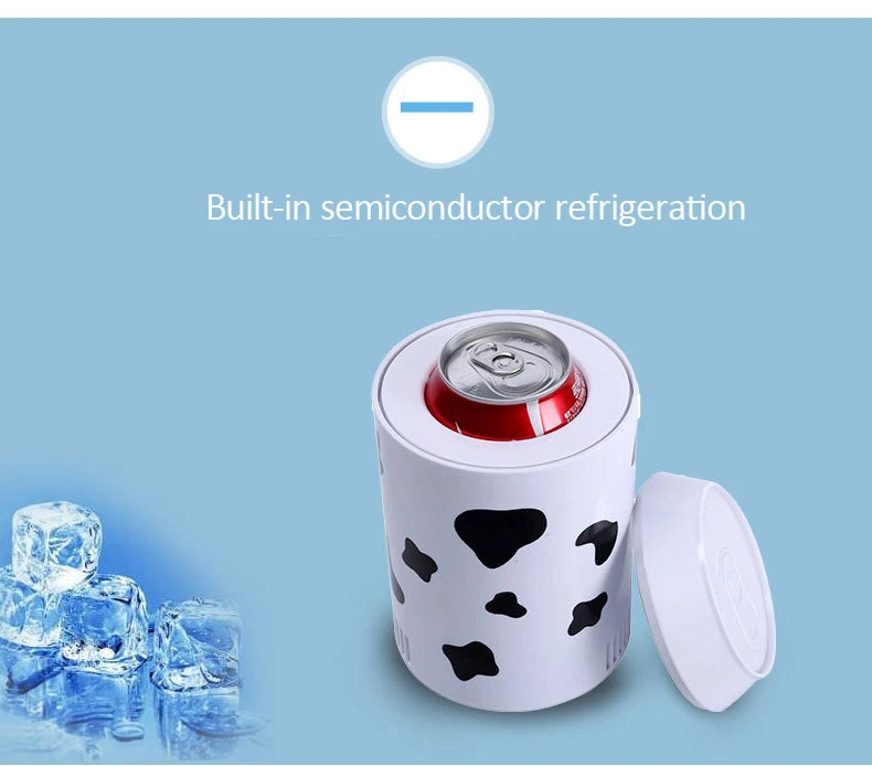 Portable Mini Fridge Hot And Cold cooler Gadget Beverage tanks Cooler Warmer Refrigerator small Movable fridge Cooler Fridge