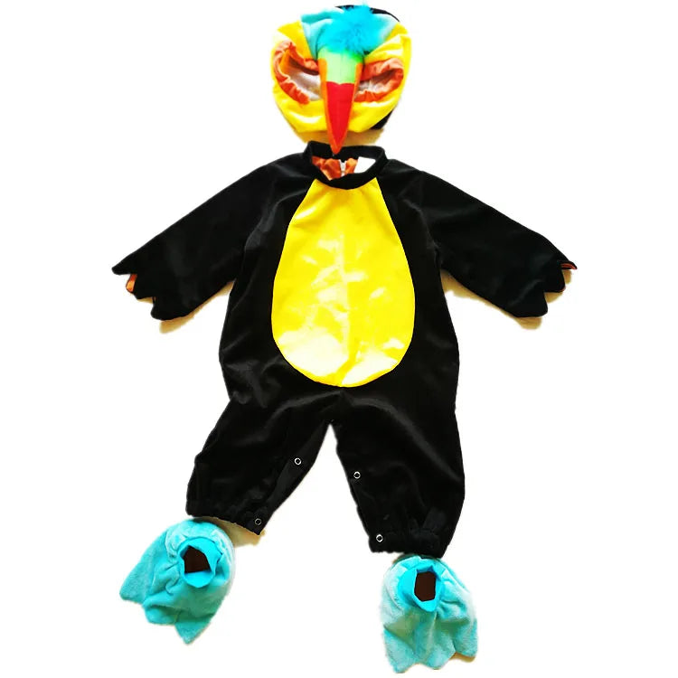 New Arrival High Quality Baby Boys Girls Halloween Dinosaur Costume Romper Kids Clothing Set Toddler Co-splay Triceratops