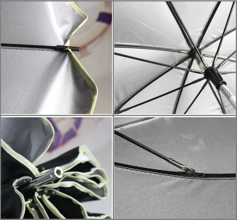 Universal 95% Baby Stroller Accessories UV Protection Umbrella 360 Degrees Adjustable Sunshade Sun Visor Canopy Cover